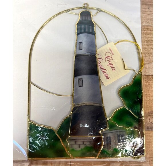 Lighthouse Stained Glass Suncatcher By Papina Creations - Picture 2 of 6